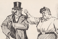 Charles Dana Gibson pen and ink satire prints